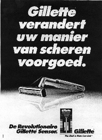 Gillette Sensor - Gillette sensorsationeel
