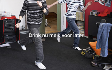 Drink nu melk voor later