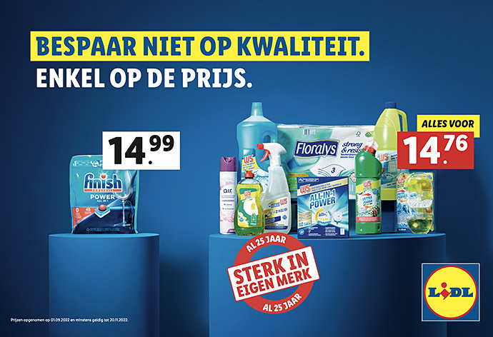 Lidl - Bespaar op prijs, niet op kwaliteit