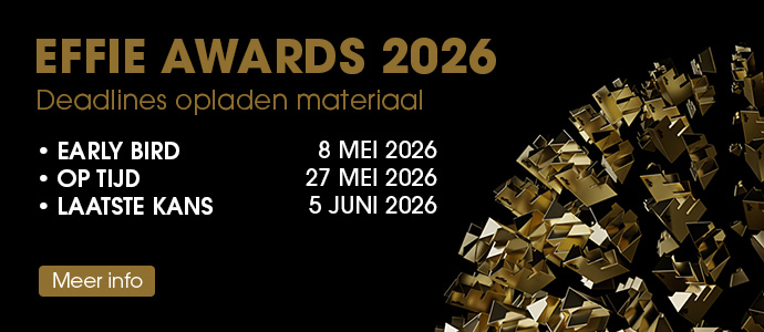 Effie Awards 2026 - Deadlines voor het opladen van uw materiaal