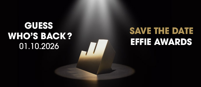 Guess who's back? 01.10.2026 - Effie Awards - Save the date